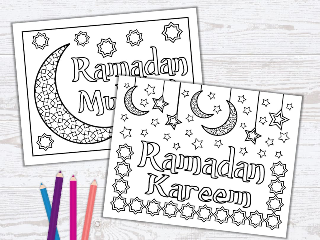 2 Ramadan Coloring Pages - Ramadan Printable For Kids And Adults in Coloring Ramadan Kareem Printable