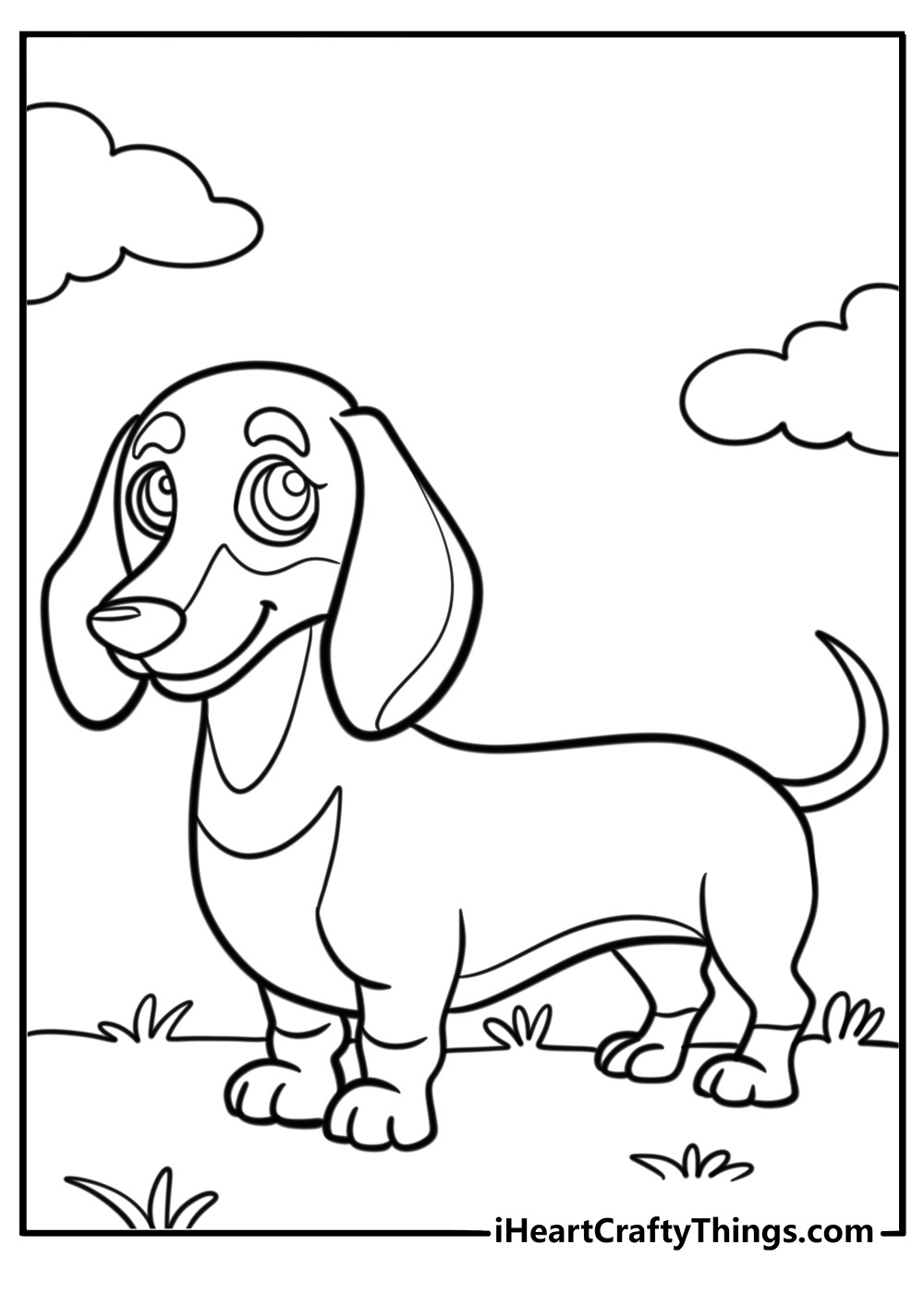 25 Free Dachshund Coloring Pages For Kids in Free Printable Dachshund Coloring Pages