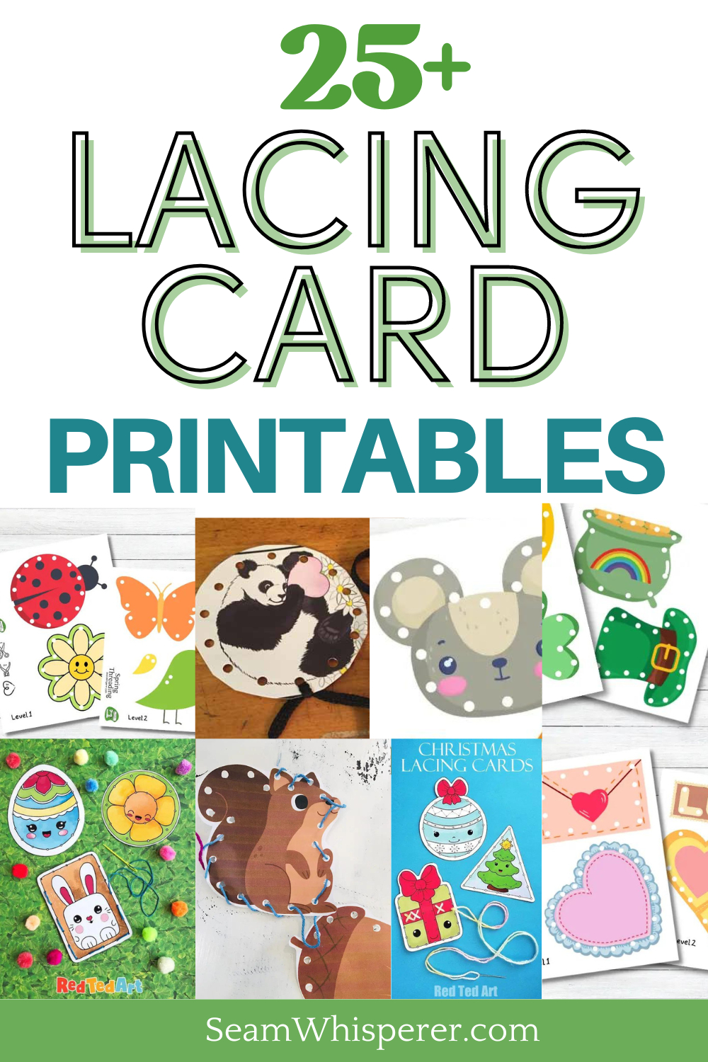 25+ Printable Lacing Cards {Free &amp;amp; Cheap Options} inside Lacing Cards Free Printable