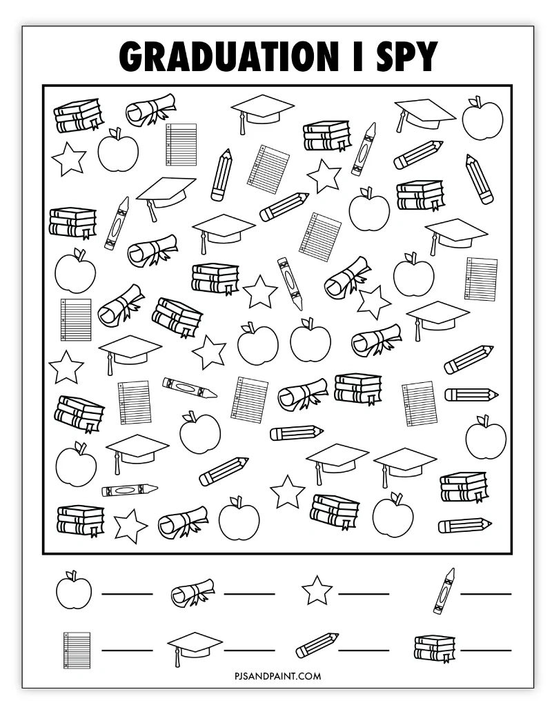 28 Free Printable I Spy Games - Pjs And Paint inside Free Printable I Spy Pages