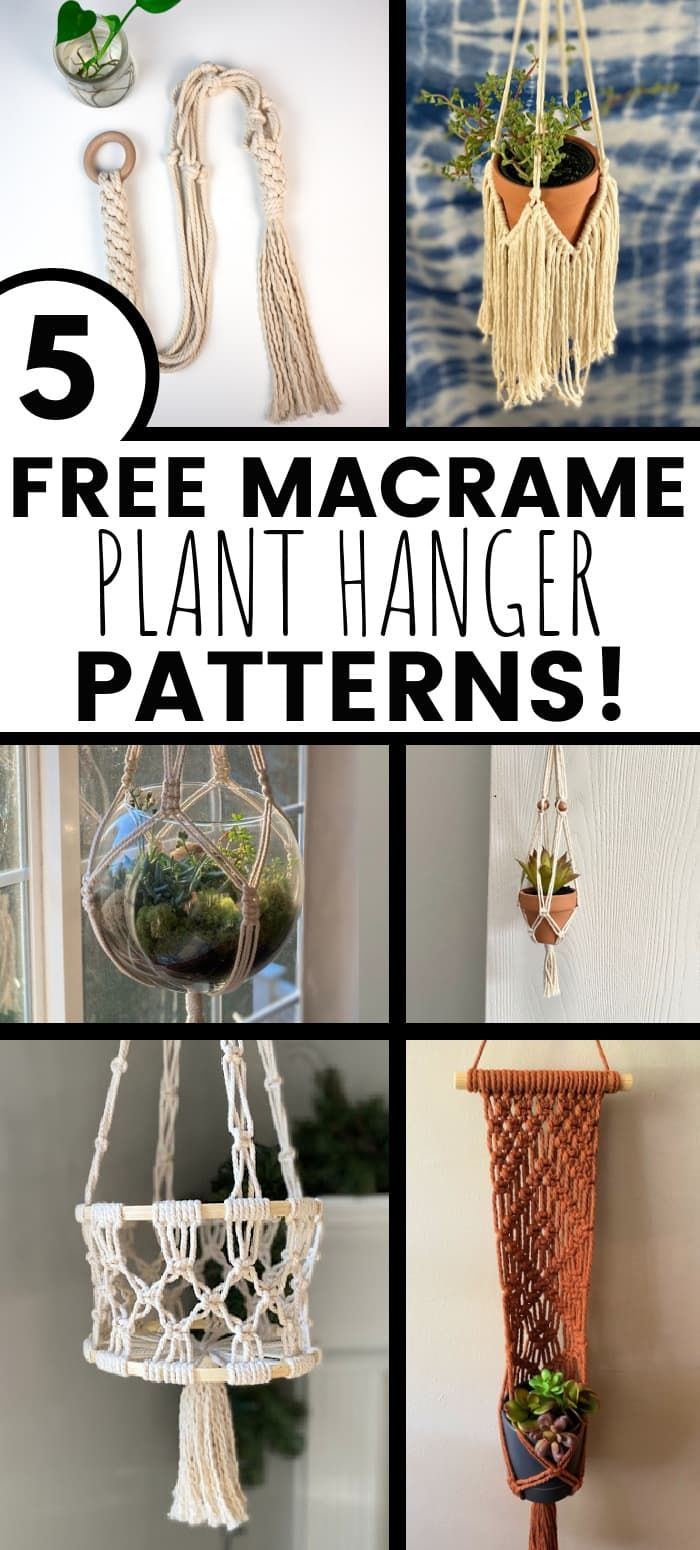 29 Free Step-By-Step Macrame Plant Hanger Patterns (With Tutorials throughout Printable Free Macrame Plant Hanger Pattern