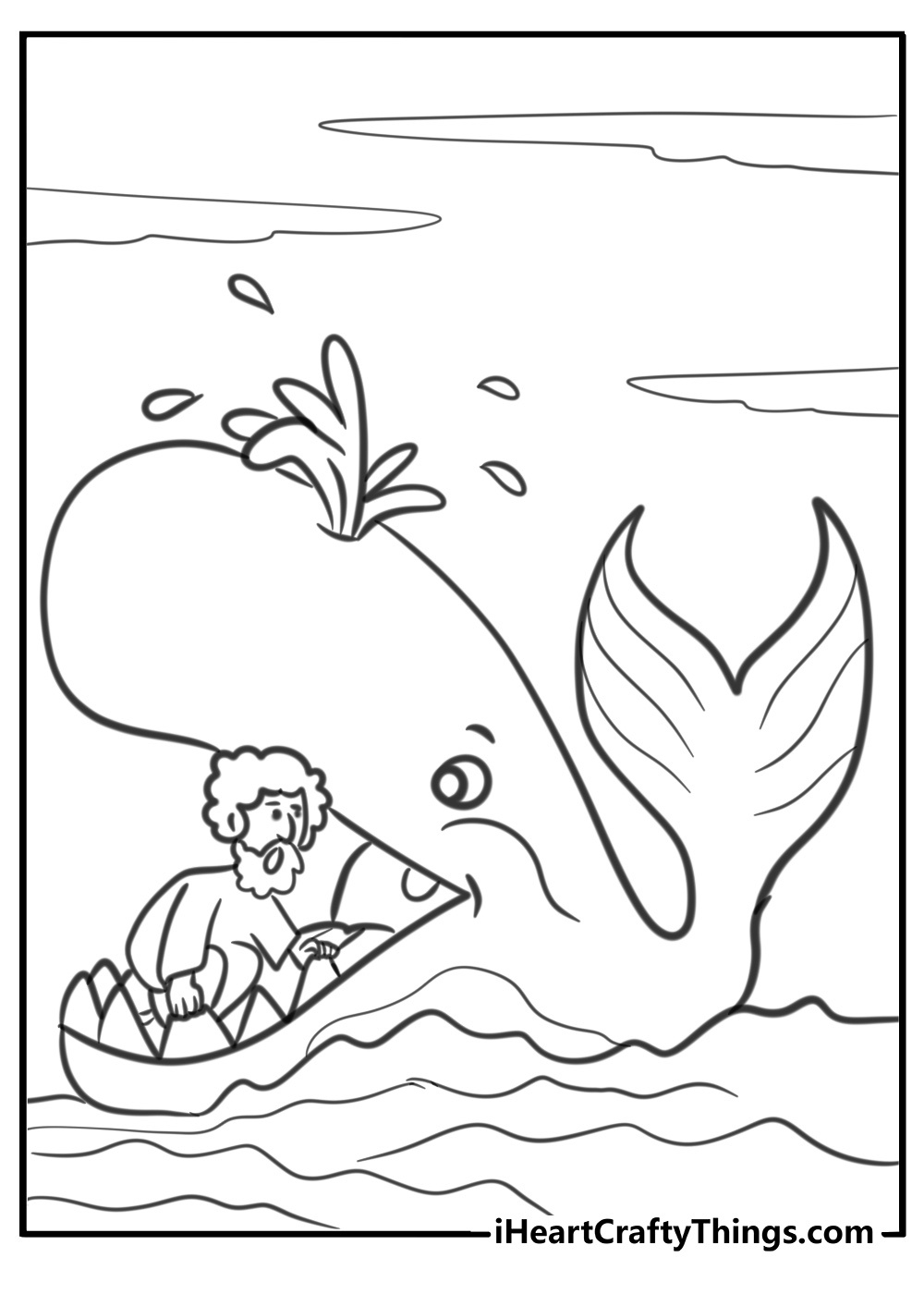 29 New Jonah And The Whale Coloring Pages (100% Free To Print) for Free Bible Stories Coloring Pages Printables