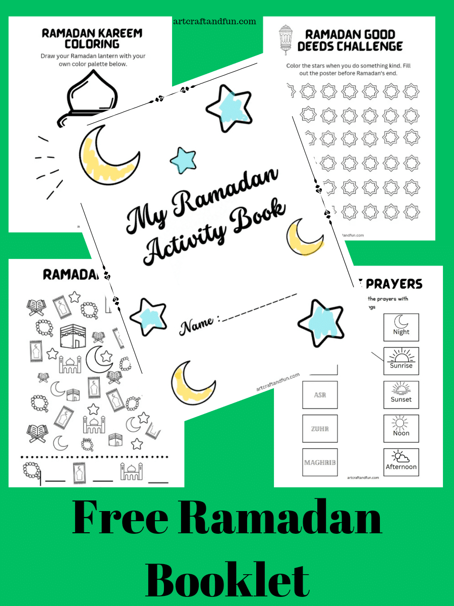 3 Fun Printable Ramadan Activity Booklets - throughout Ramadan Activity Book Printable