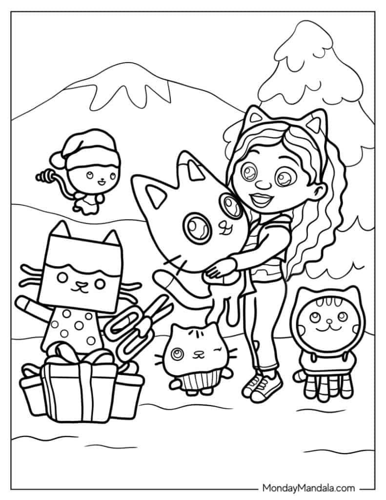 38 Gabby&amp;#039;S Dollhouse Coloring Pages (Free Pdf Printables) with Free Printable Gabby&amp;amp;#039;s Dollhouse Coloring Pages