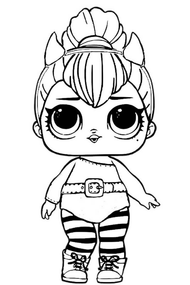 40 Free Printable Lol Surprise Dolls Coloring Pages inside Lol Dolls Coloring Pages Free Printable