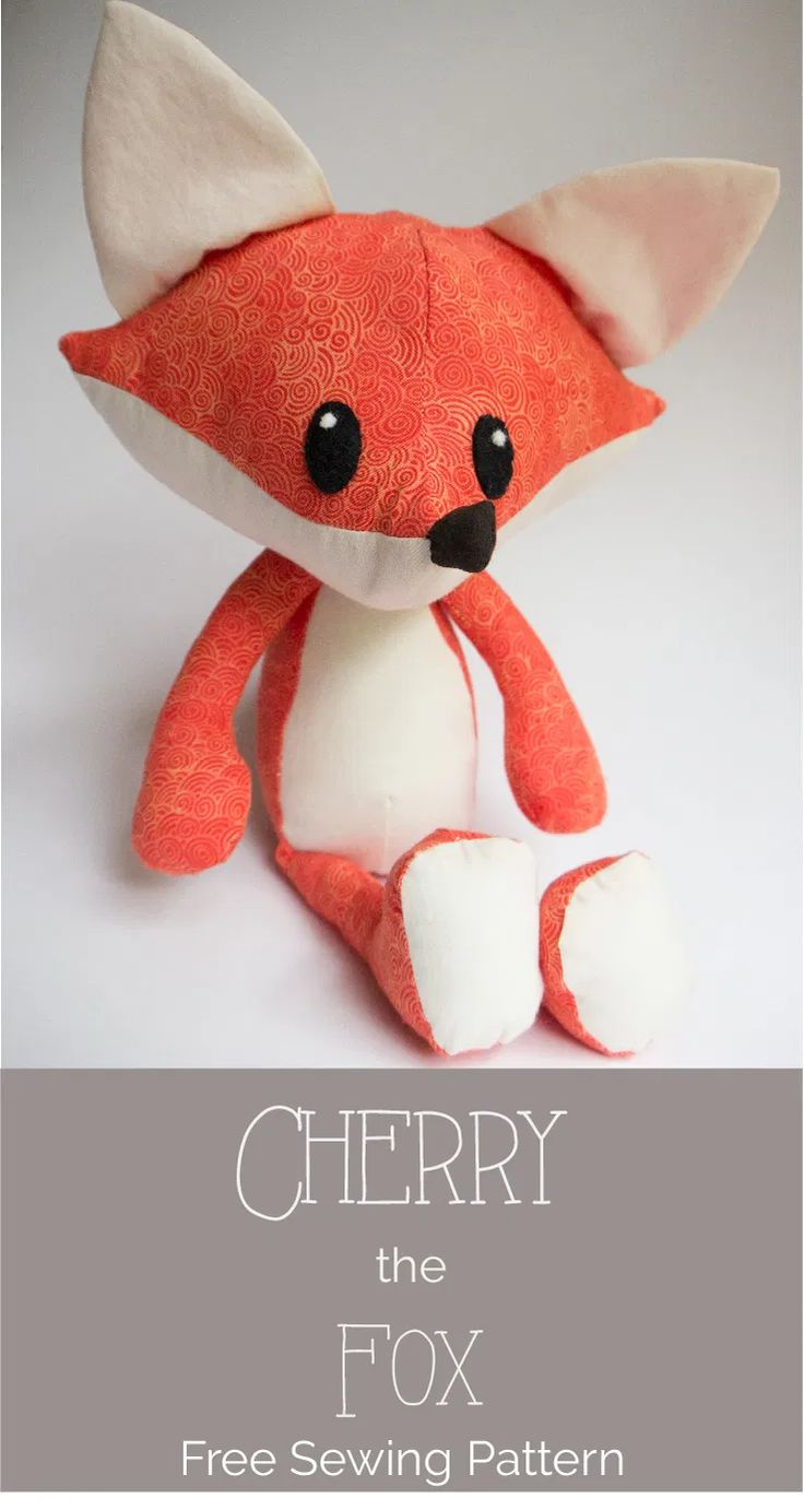 50+ Free Printable Stuffed Animal Patterns - Swoodson Says throughout Printable Free Fox Sewing Pattern