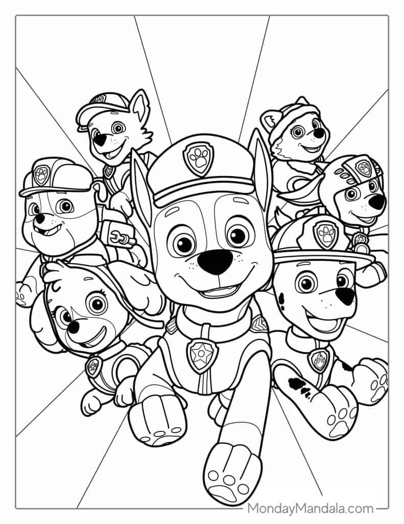 58 Paw Patrol Coloring Pages (Free Pdf Printables) regarding Free Paw Patrol Printables