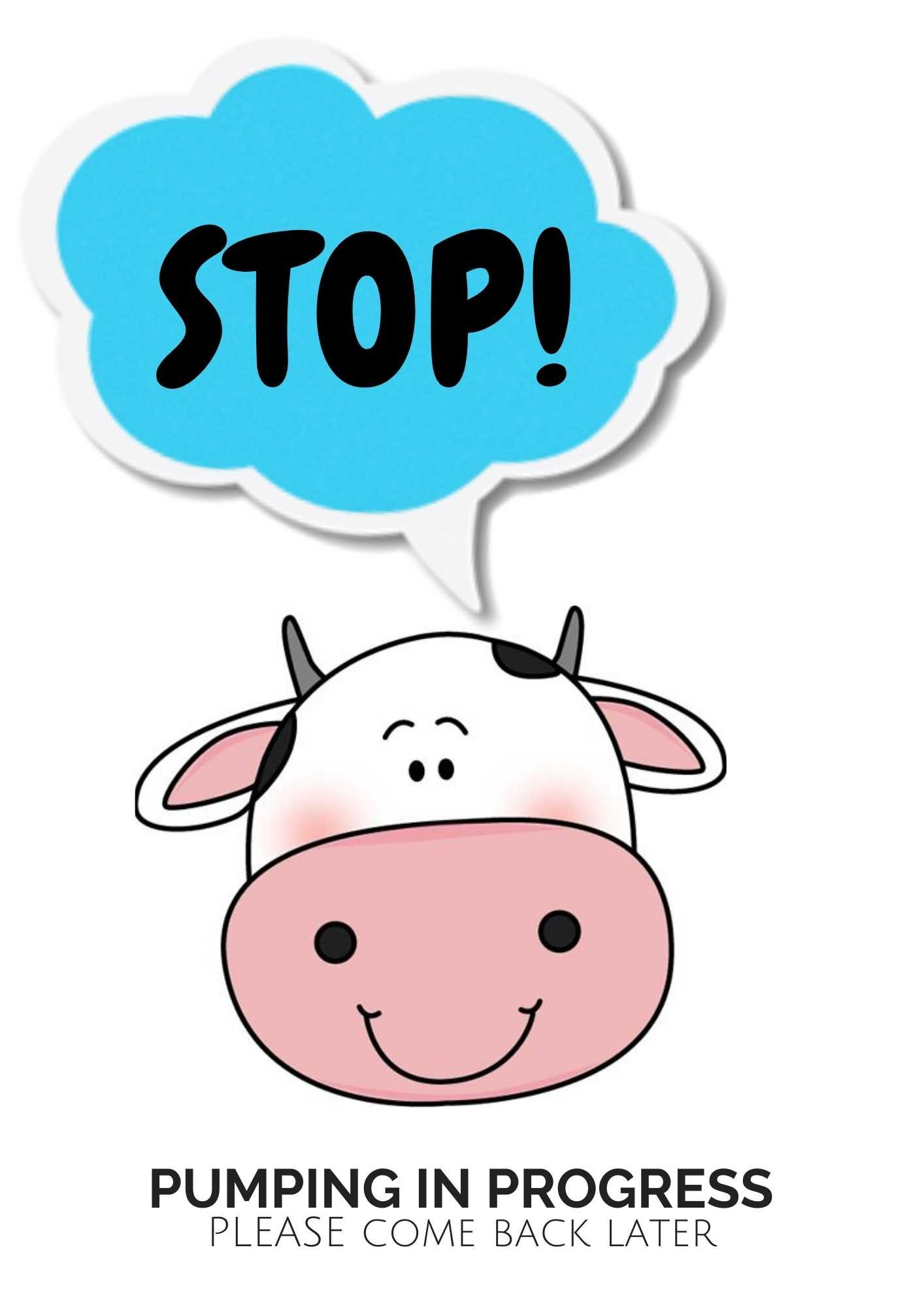 6 Free Pumping In Progress Signs! — Milkology® regarding Pumping in Progress Sign Printable