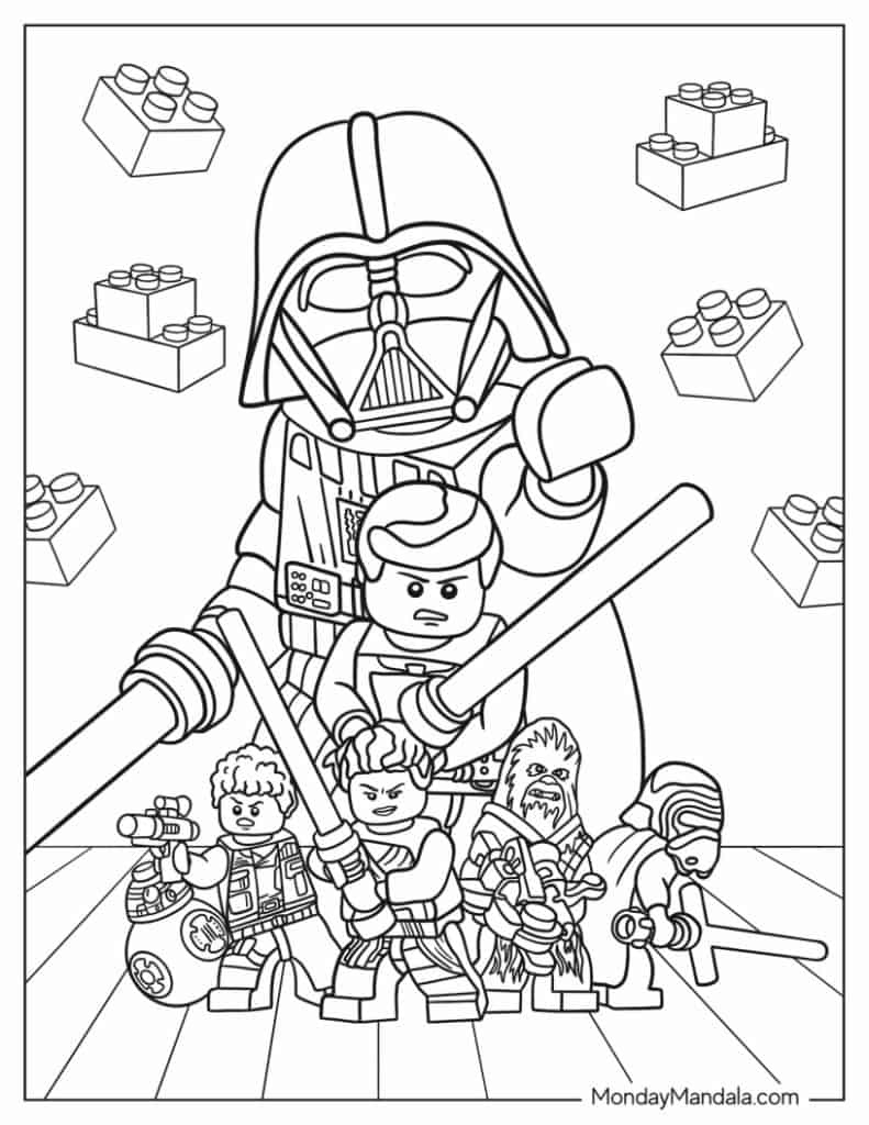 60 Lego Coloring Pages (Free Pdf Printables) throughout Free Printable Coloring Pages Lego