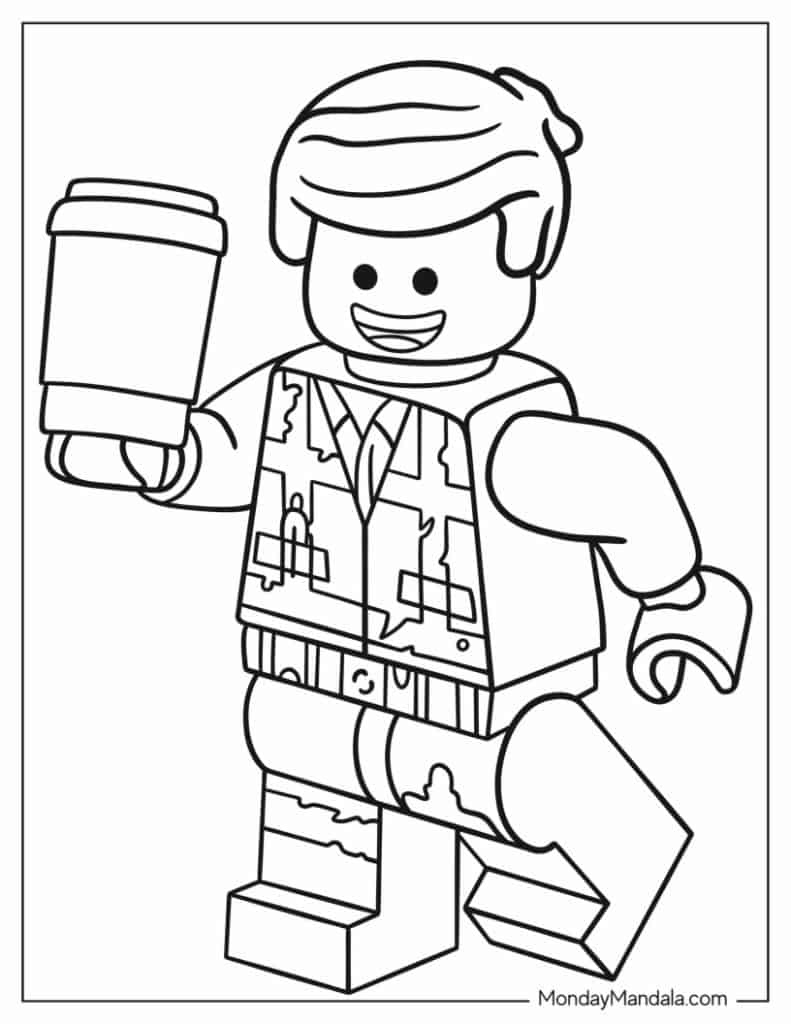 60 Lego Coloring Pages (Free Pdf Printables) with regard to Free Printable Coloring Pages Lego