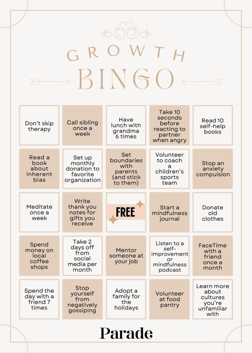 7 Printable Vision Board Bingo Cards (2025) - Parade inside 2025 Bingo Card Ideas