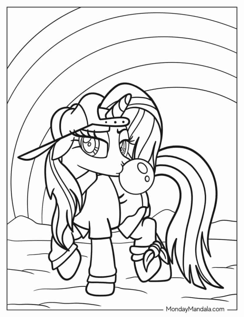 70 My Little Pony Coloring Pages (Free Pdf Printables) pertaining to My Little Pony Friendship Is Magic Coloring Pages Free Printable