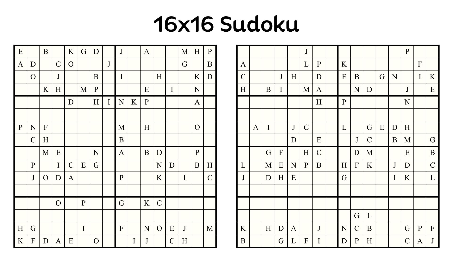 72 Free Printable Sudoku Puzzles | Saturdaygift - Worksheets Library regarding Free Printable 16X16 Sudoku Puzzles