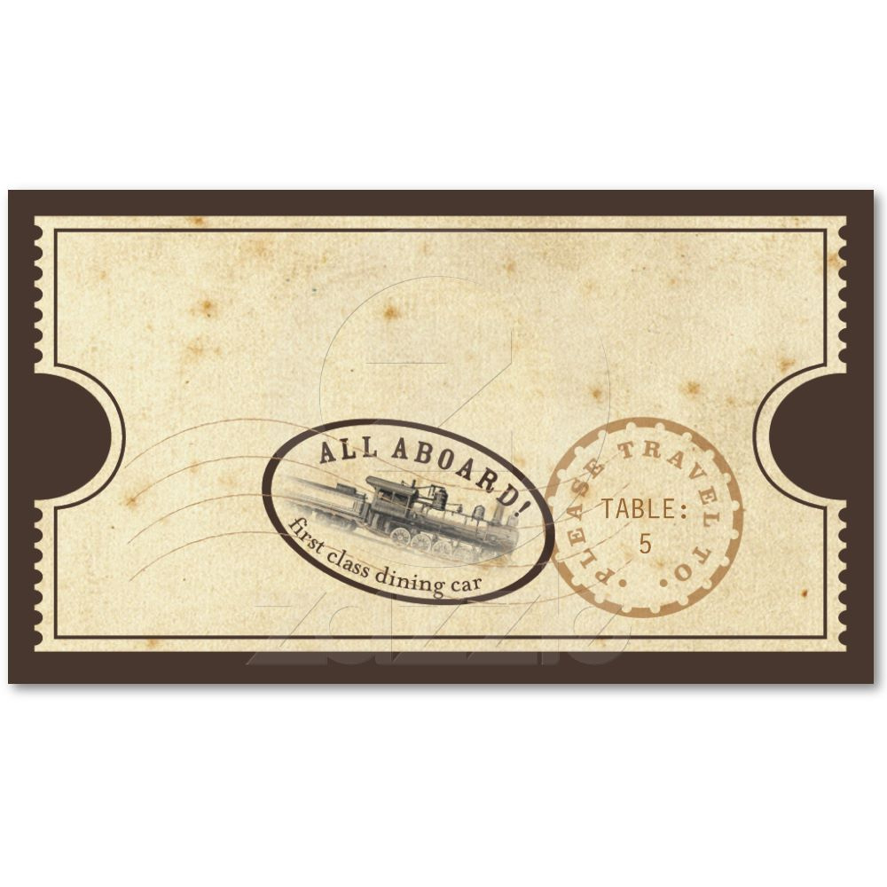 9 Best Train Ticket Ideas | Train Tickets, Train, Train Ticket for Free Printable Vintage Train Ticket Template