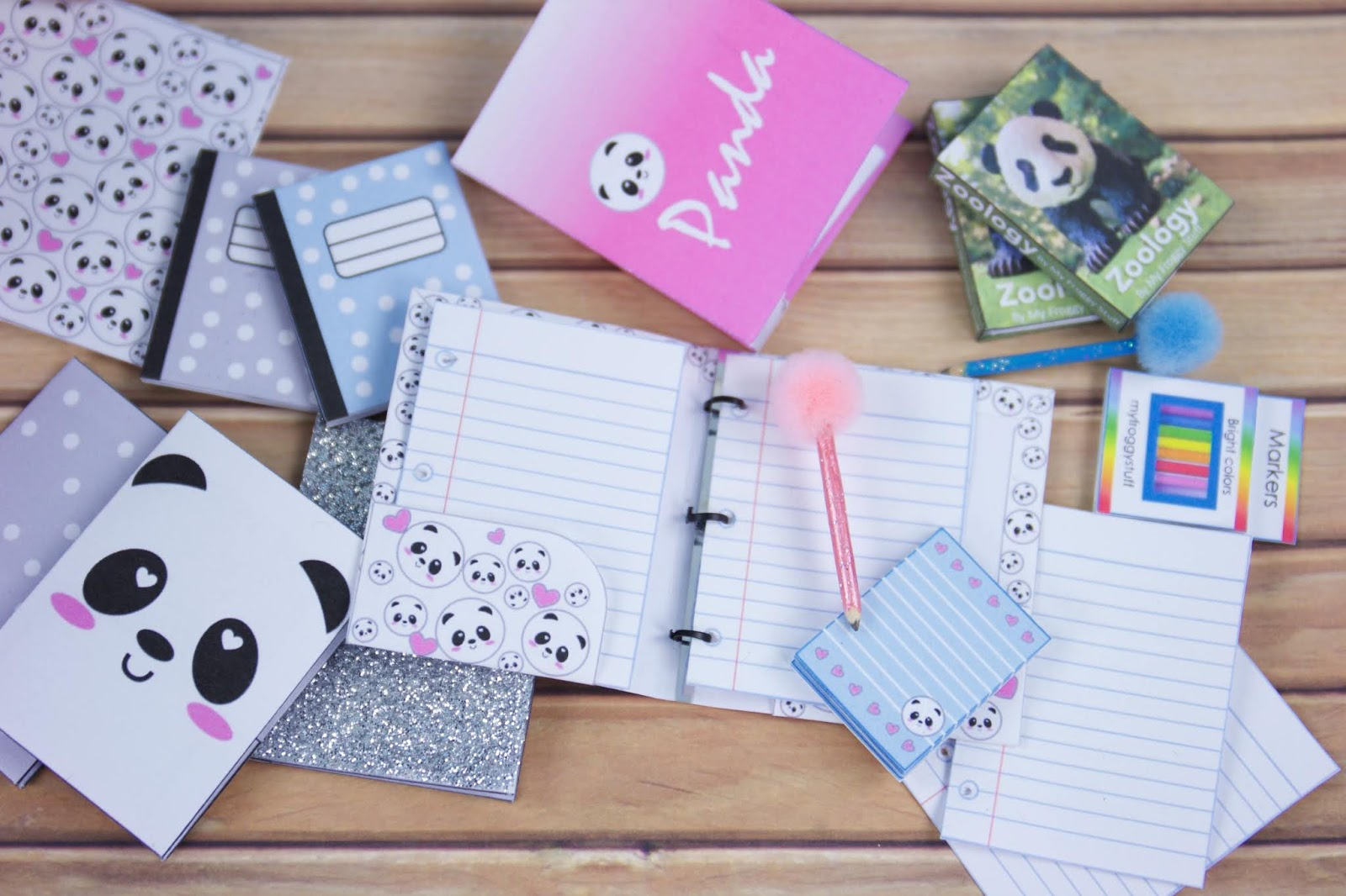 Back To School : Diy Panda School Supplies Free Printables within My Froggy Stuff Blogspot Com Free Printables