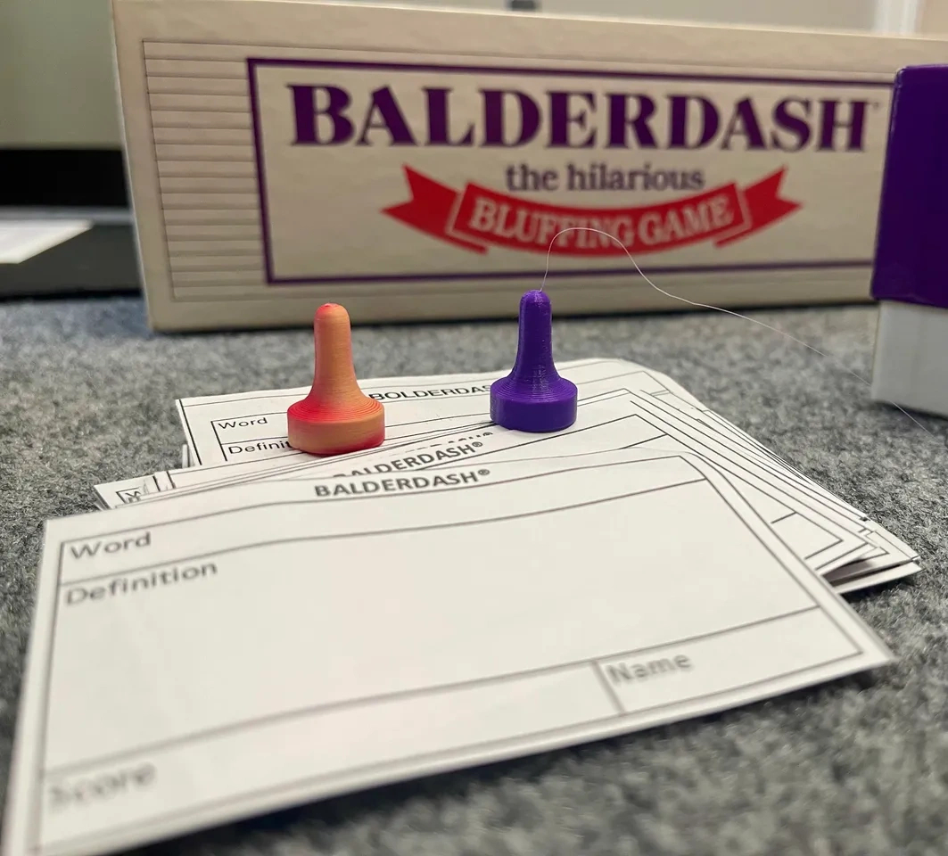 Balderdash Figure And Sheetjove | Download Free Stl Model regarding Free Printable Balderdash Sheets