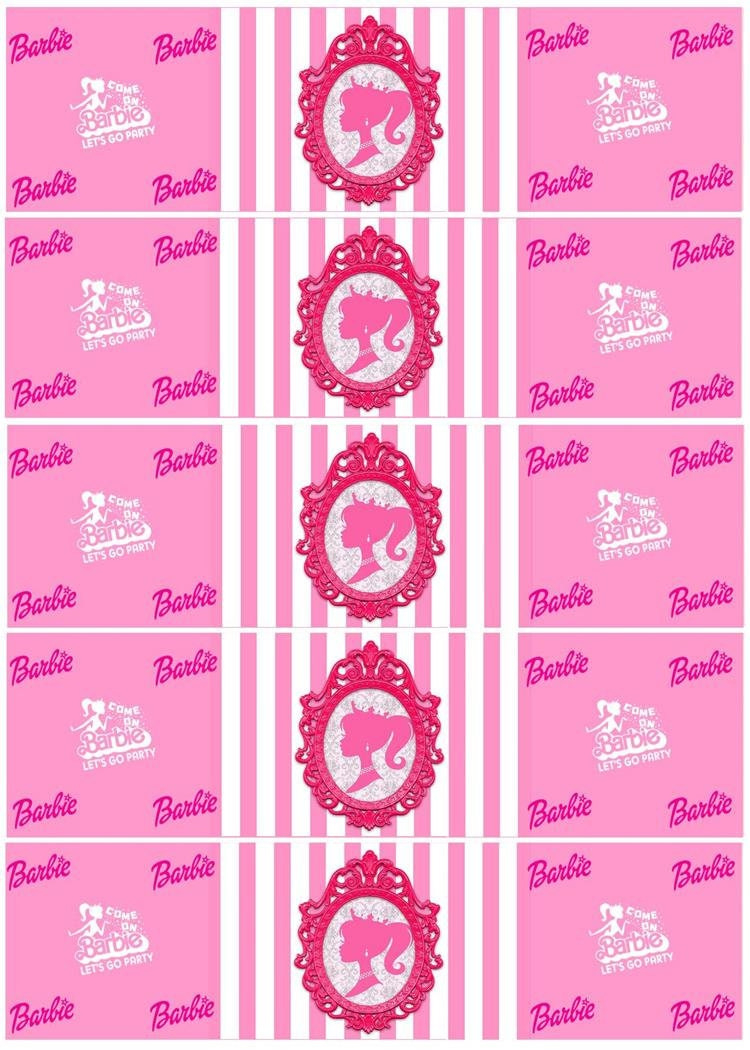 Barbie * Barbie Water Bottle Labels * Birthday Girl * Girl with regard to Free Printable Barbie Water Bottle Labels