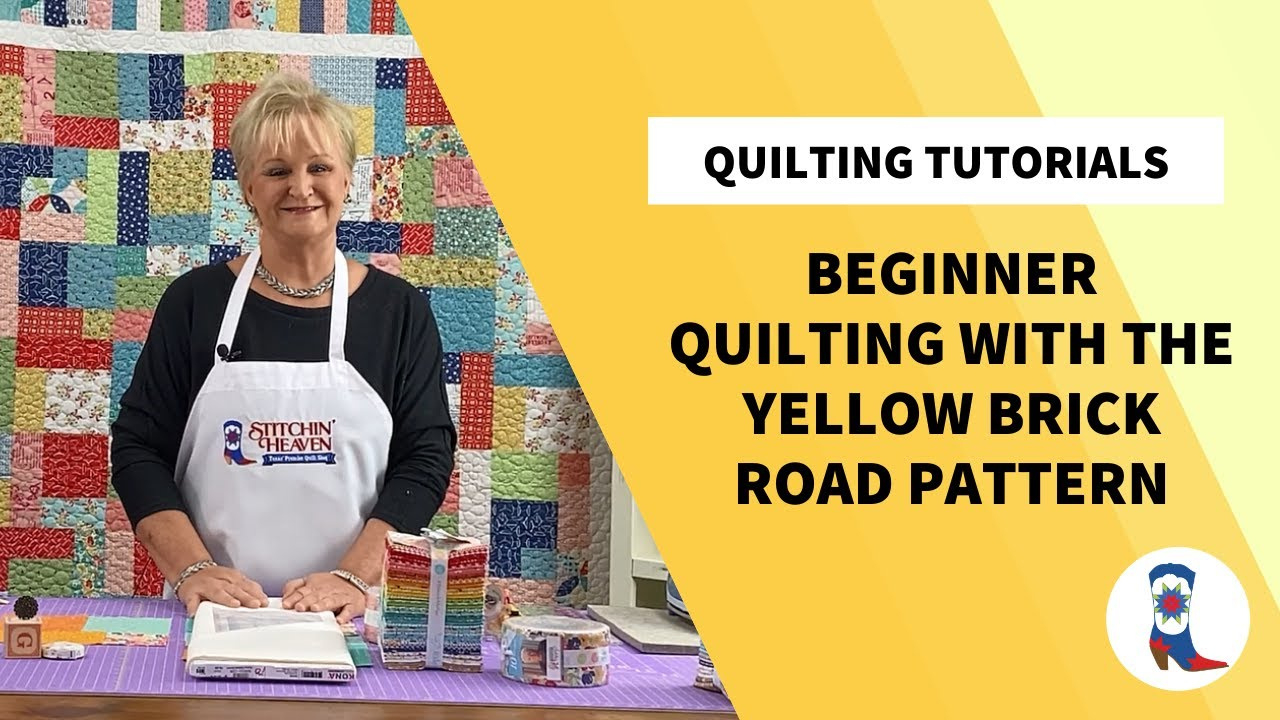 Beginner Quilting With The Yellow Brick Road Pattern inside Printable Yellow Brick Road Quilt Pattern Free