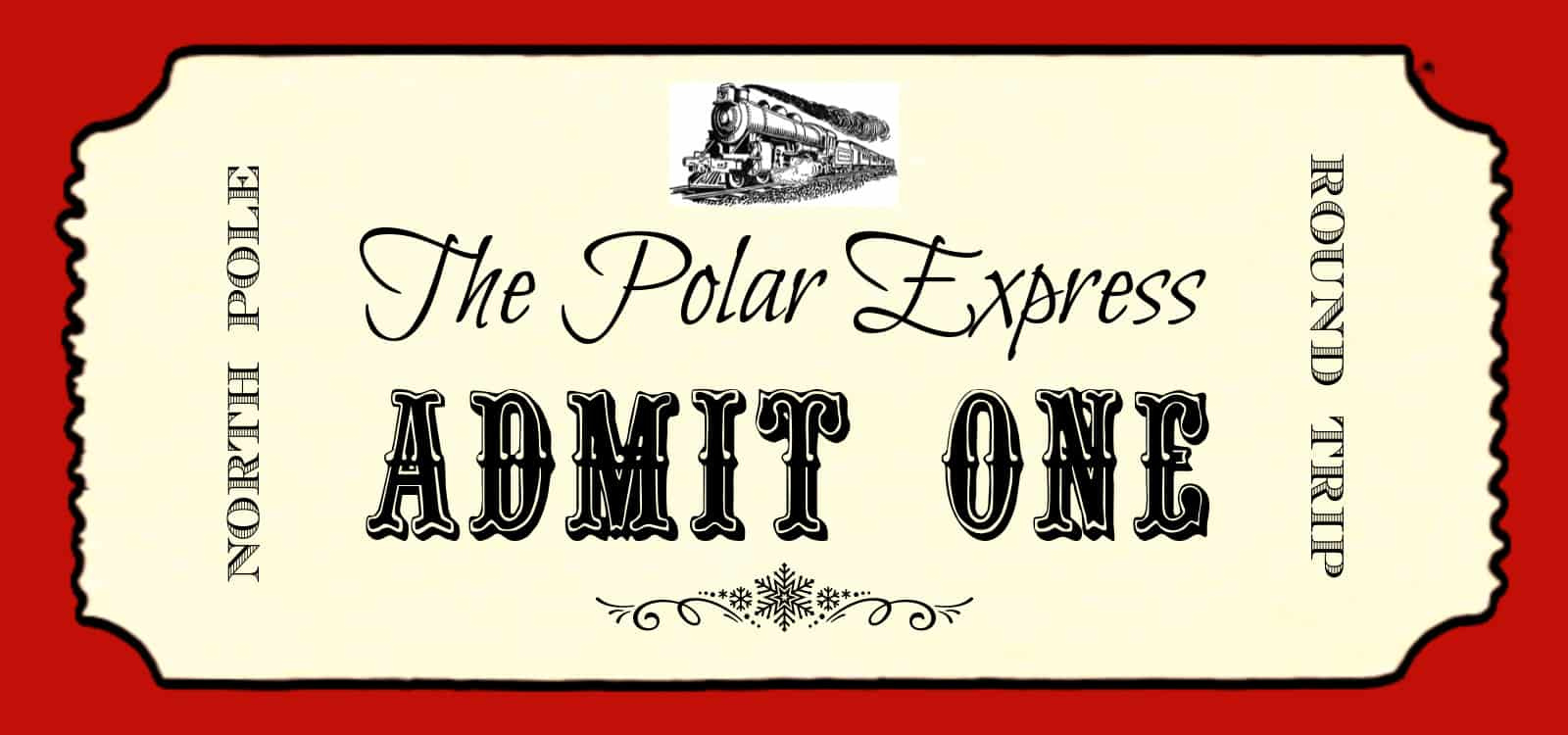 Best Free Polar Express Party Printables - Zena&amp;#039;S Suitcase within Free Polar Express Ticket Printables