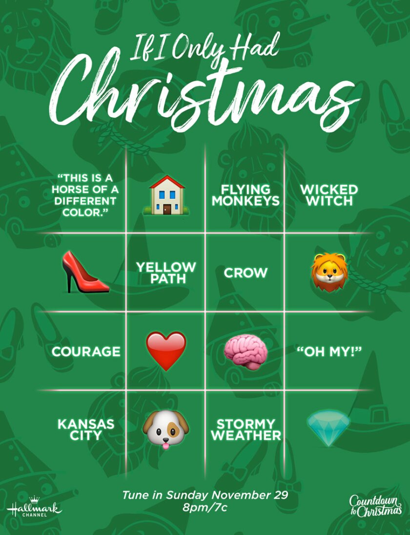 Bingo Cards | If I Only Had Christmas regarding Hallmark Christmas Bingo Cards