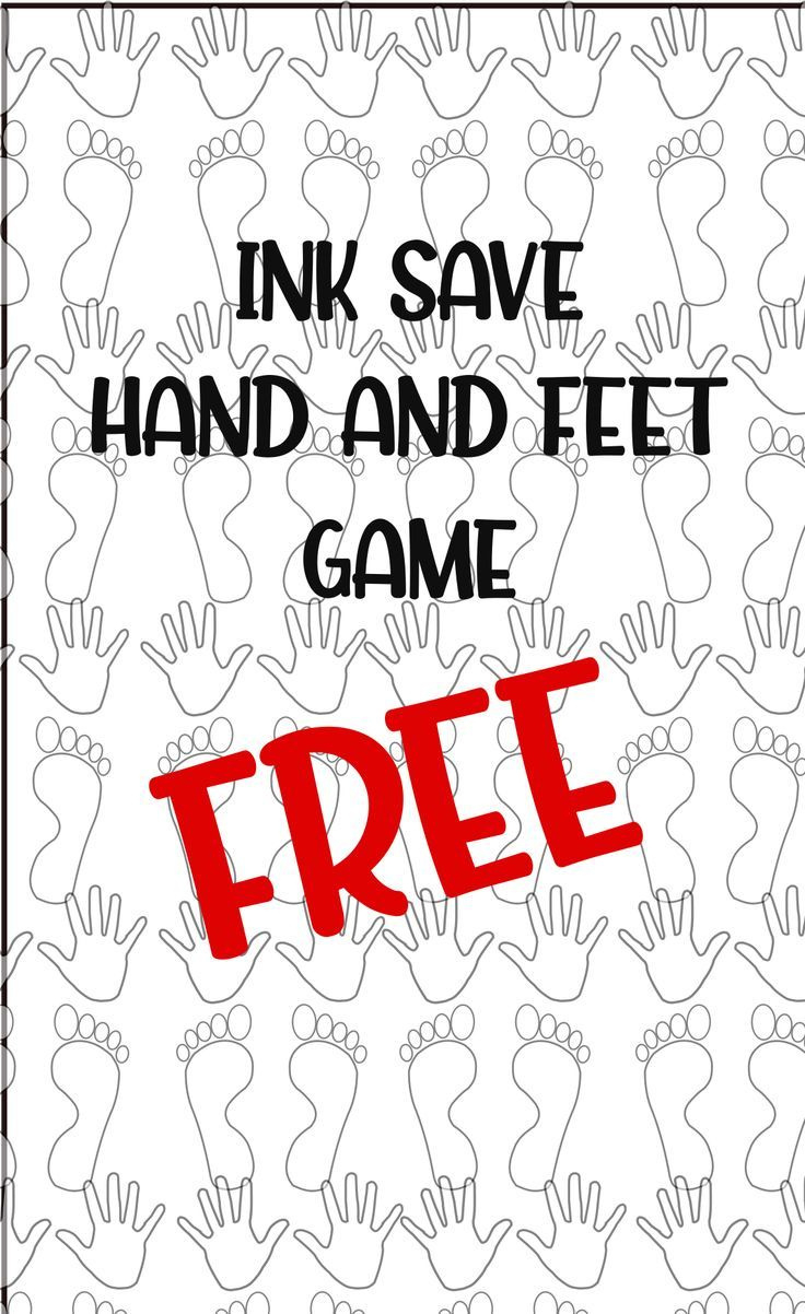Blogulo-Hands And Feet Game Printable Free - Ink Save Template regarding Hand And Feet Hopscotch Printable Free