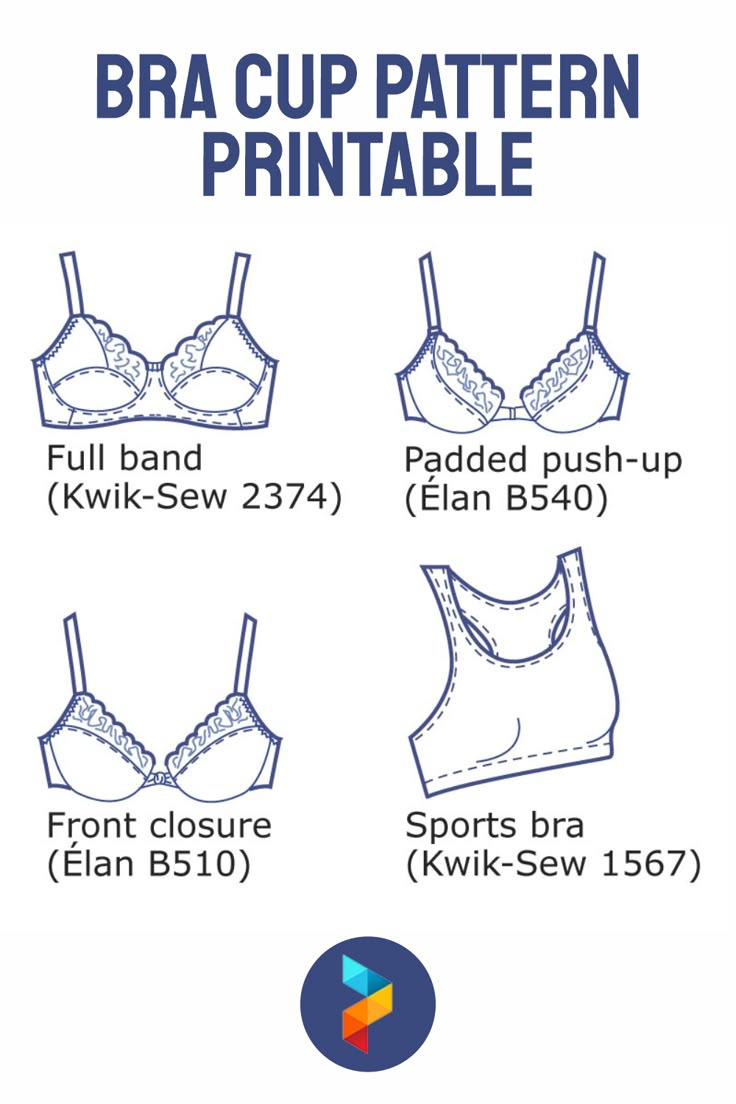 Bra Cup Pattern - 13 Free Pdf Printables | Printablee pertaining to Printable Free Bra Pattern