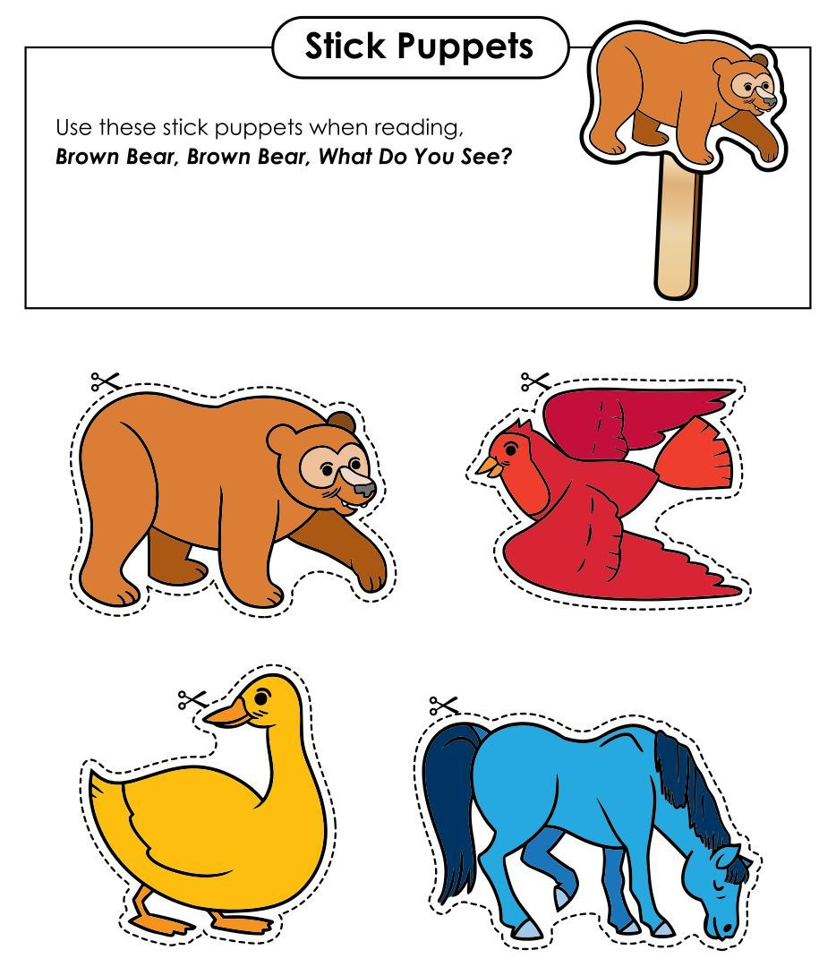 Brown Bear Brown Bear - 12 Free Pdf Printables | Printablee in Free Brown Bear Printables