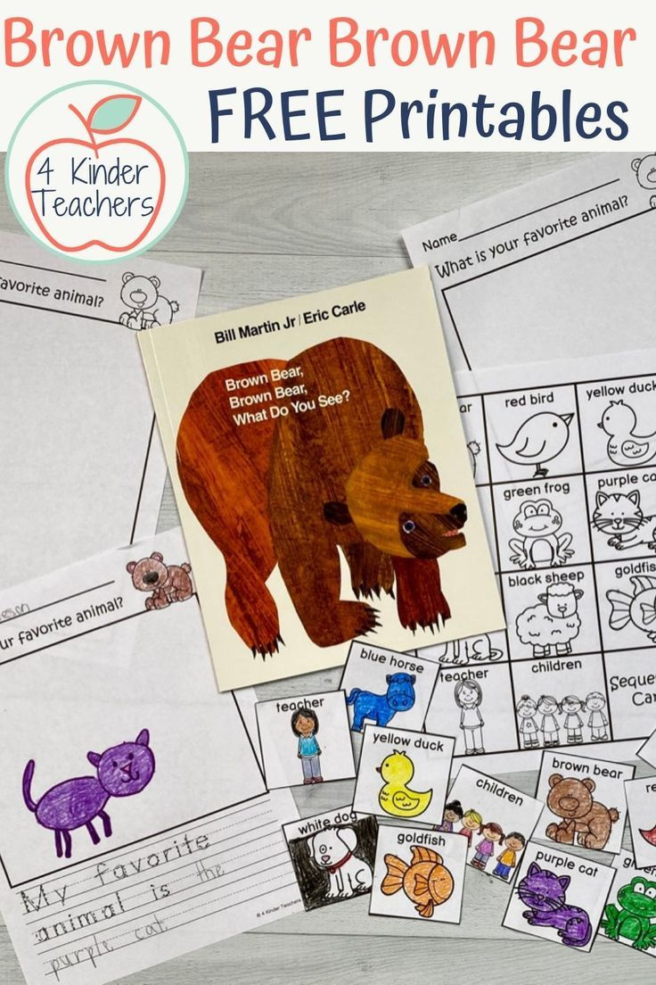 Brown Bear Brown Bear Printables Free within Brown Bear Brown Bear Free Printables