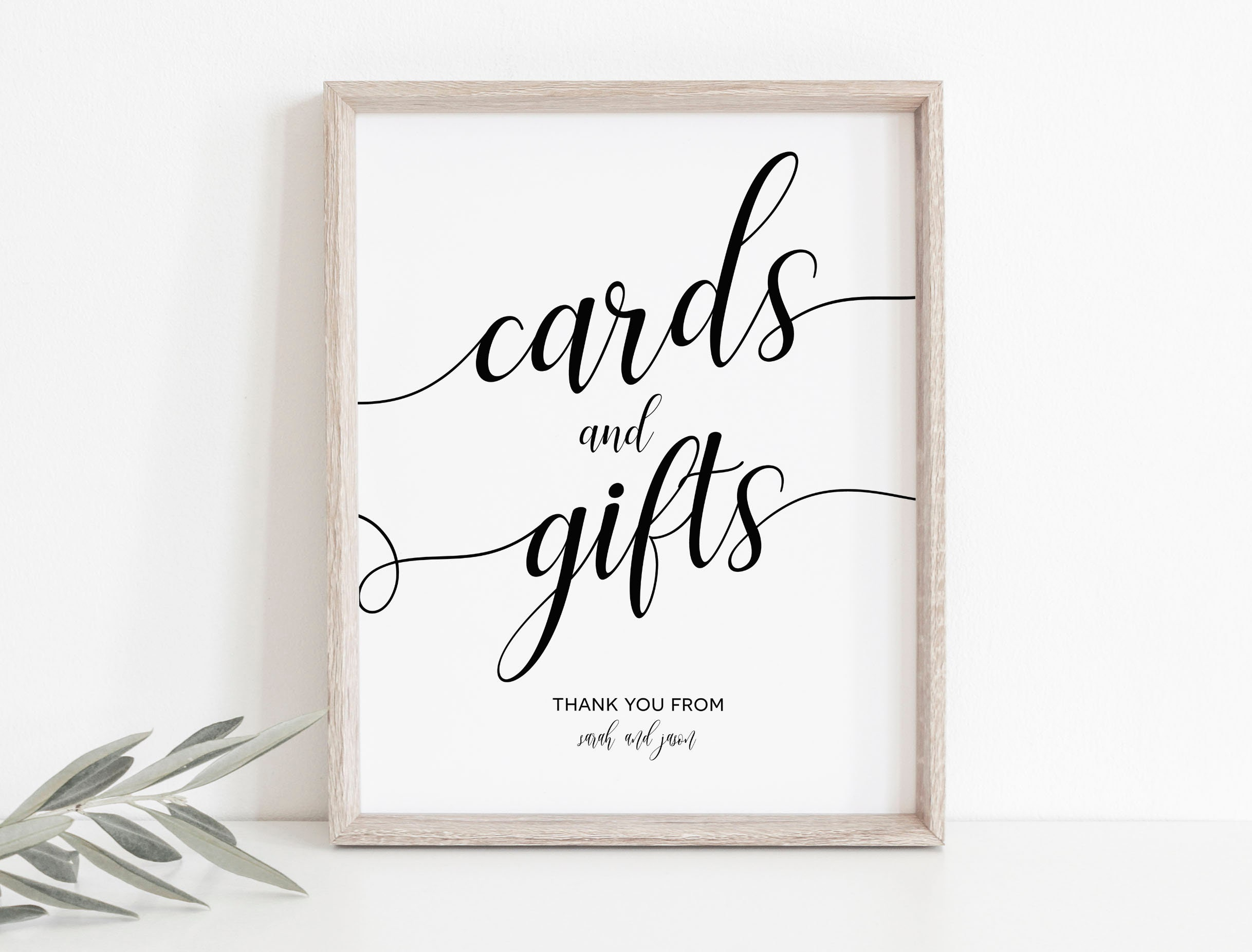 Cards And Gifts Sign, Gifts Table Sign, 8X10, Cards And Gifts within Free Printable Cards and Gifts Sign