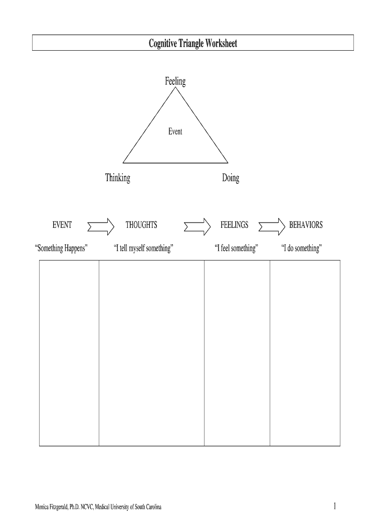 Cbt Triangle - Fill Online, Printable, Fillable, Blank | Pdffiller regarding Printable Cbt Triangle Worksheet