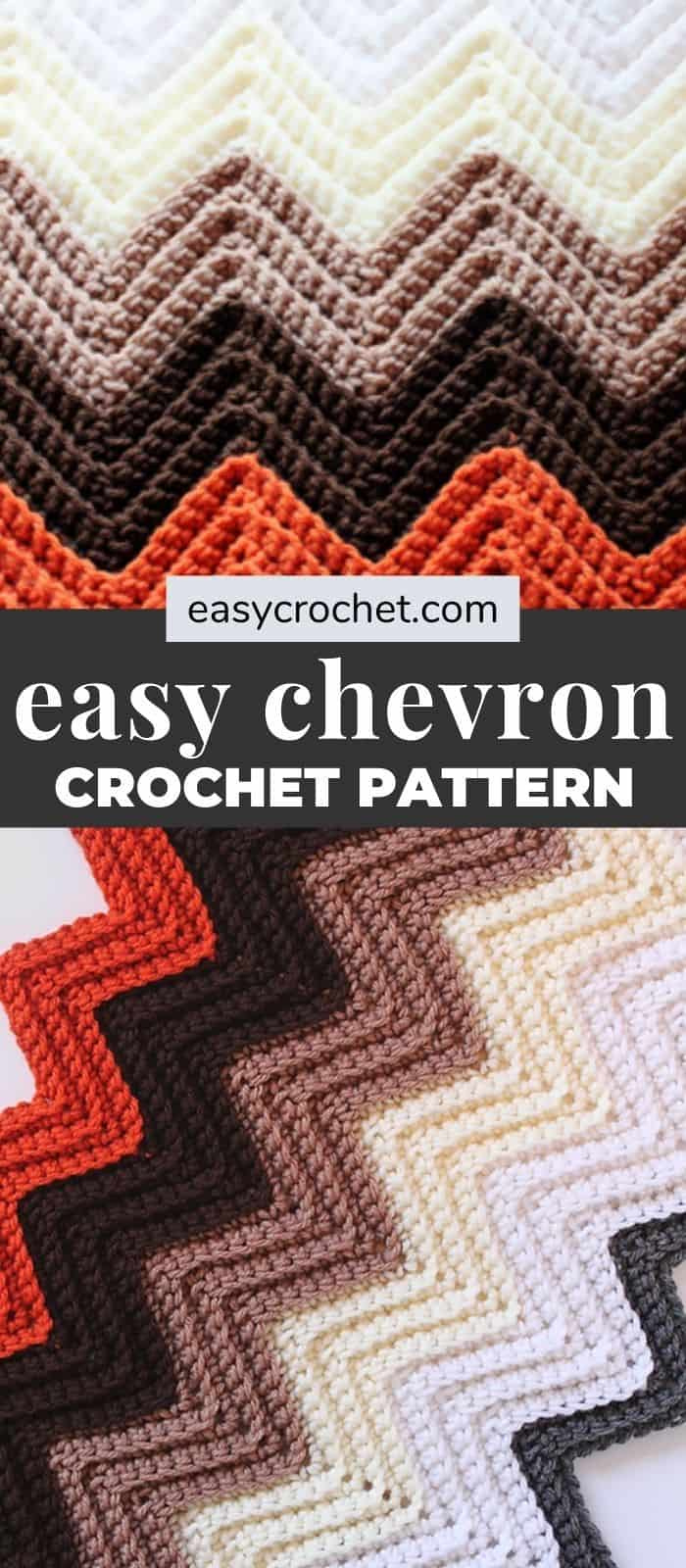 Chevron Crochet Blanket Pattern - Easy Crochet Patterns in Free Printable Chevron Crochet Pattern