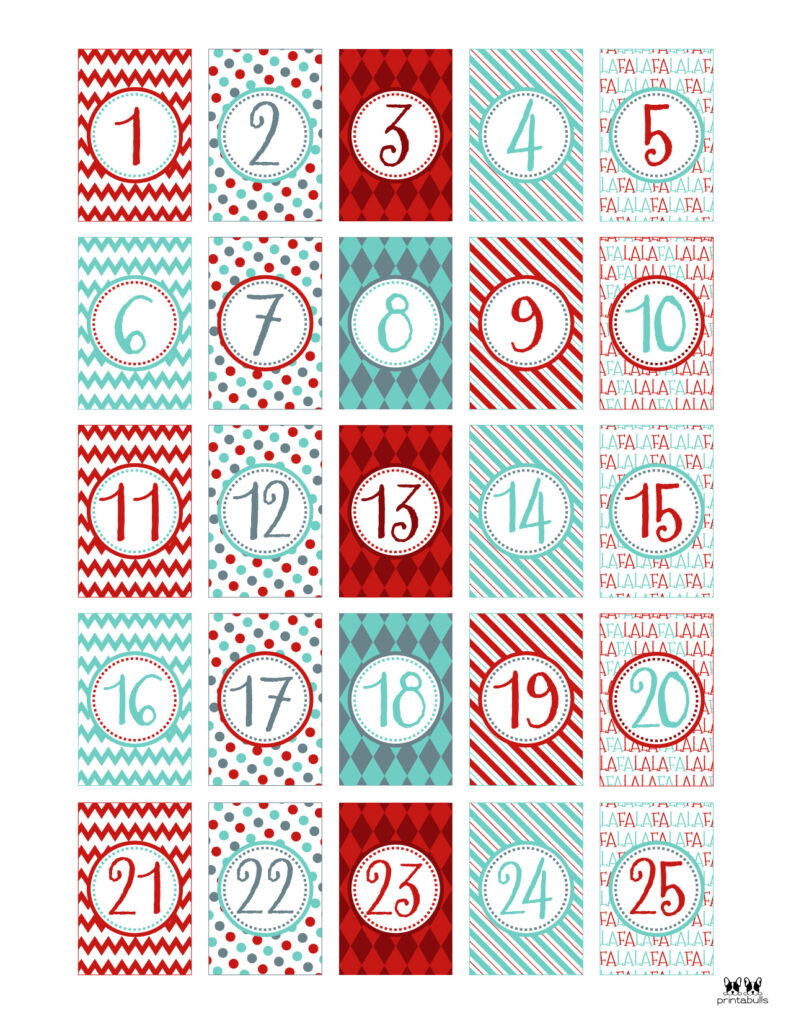 Christmas Numbers | Printabulls regarding Free Printable Christmas Numbers 1 50
