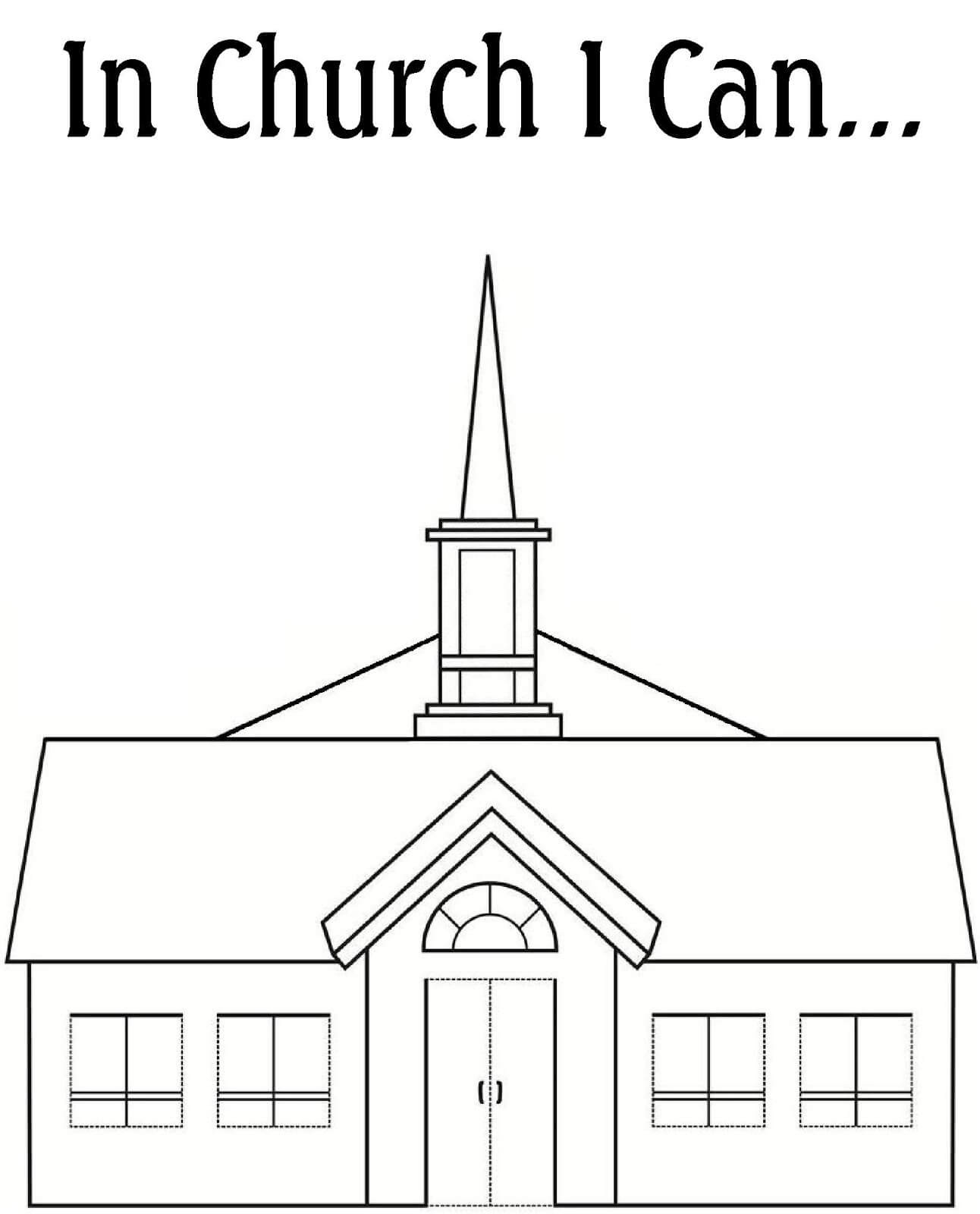Church Coloring Pages – Printable Coloring Pages. Free within Free Printable Coloring Pages Of Churches