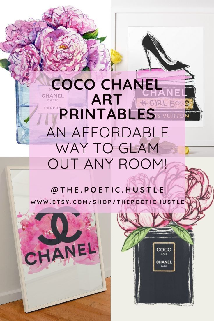 Coco Chanel Printable Wall Art intended for Coco Chanel Free Printables