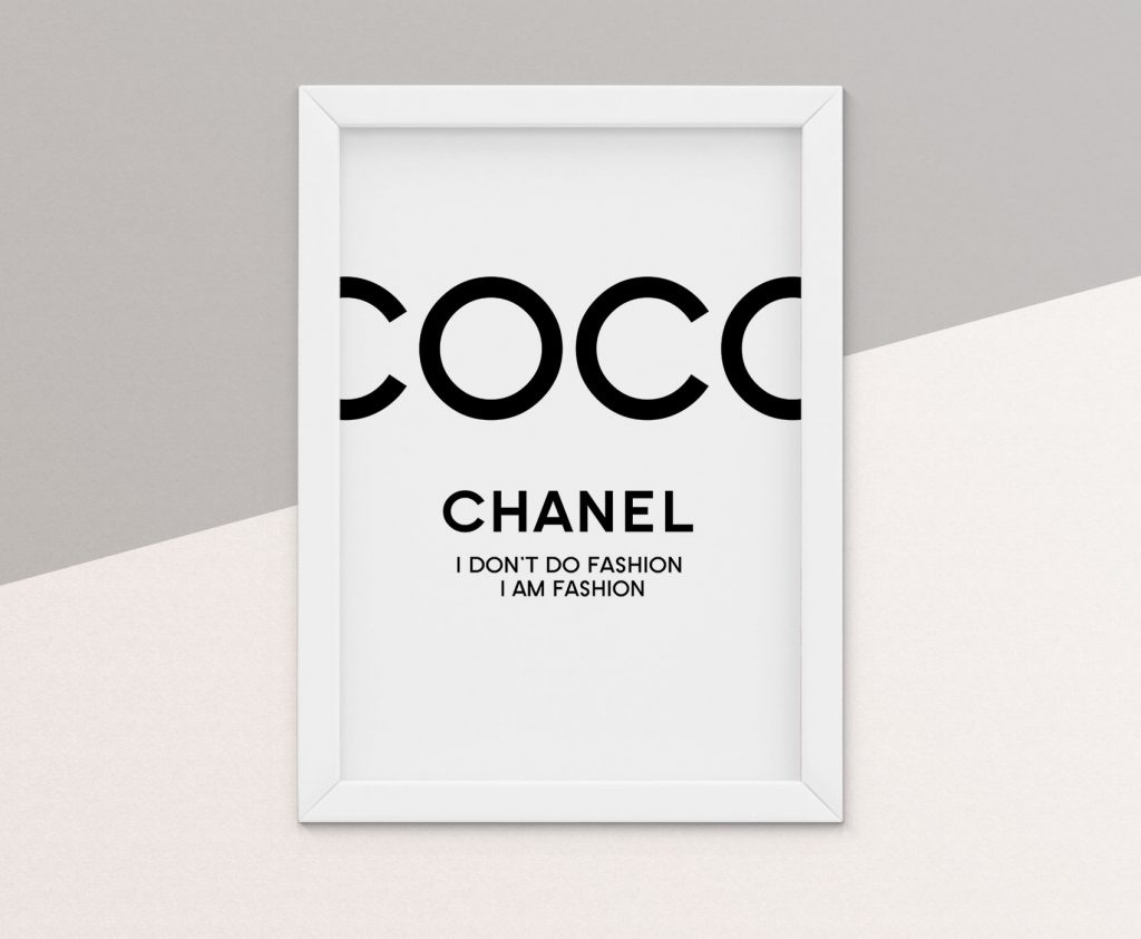Coco Chanel Quote Free Printable - Timetobe - Free Printables inside Coco Chanel Free Printables