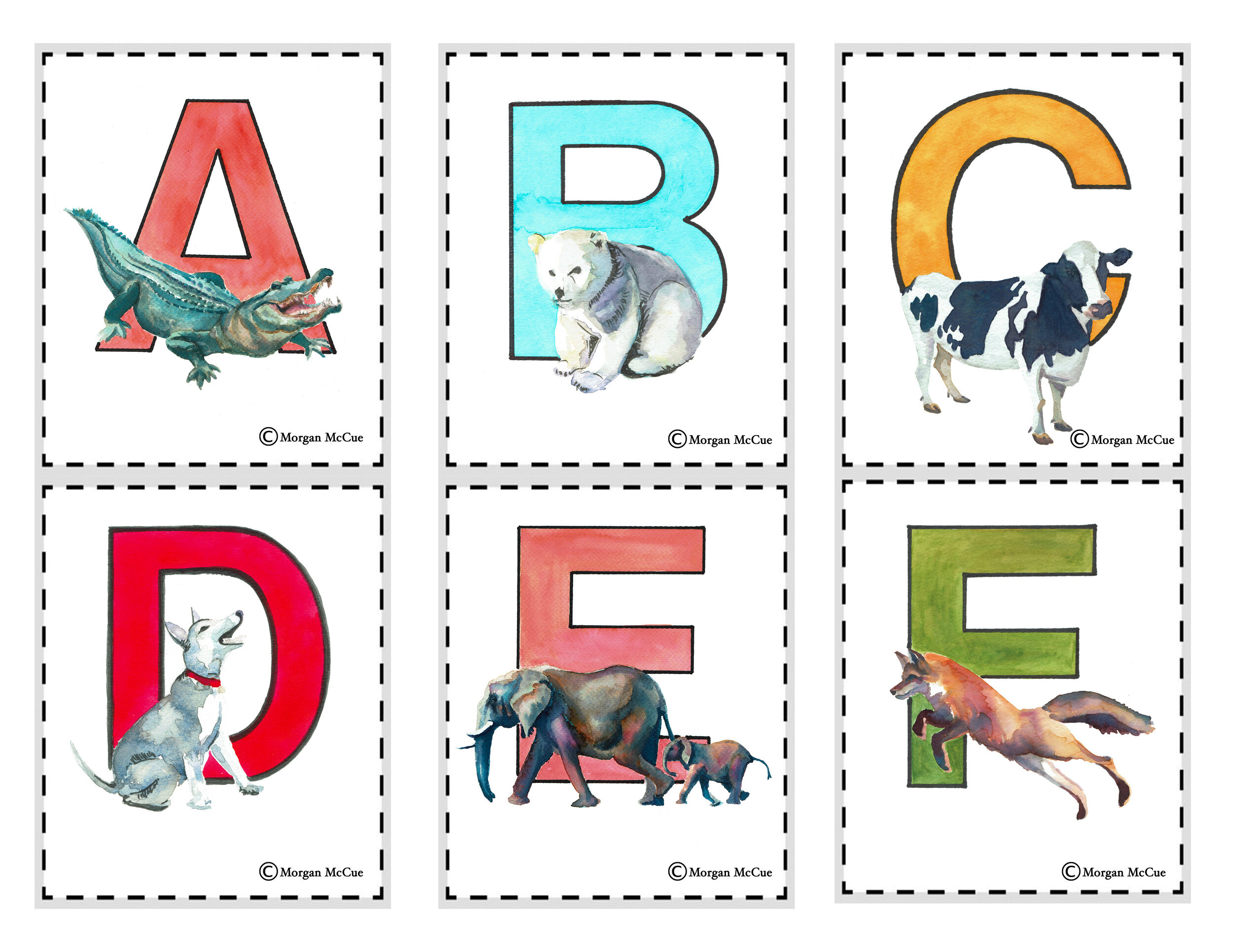 Corona Craft #5 - Alphabet Animal Printable - Morgan Mccue Artist pertaining to Alphabet Letters Animals Printable