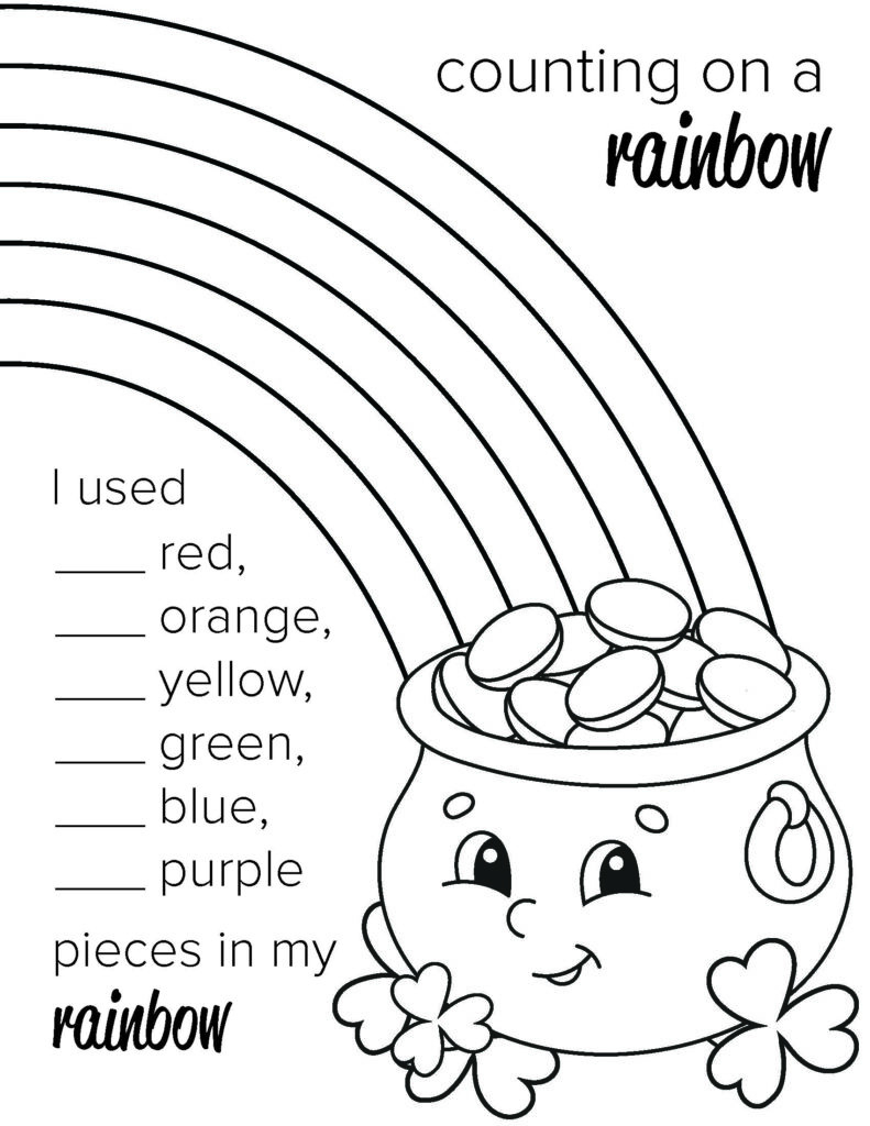 Counting On A Rainbow | My Food Program for Counting on a Rainbow Free Printable