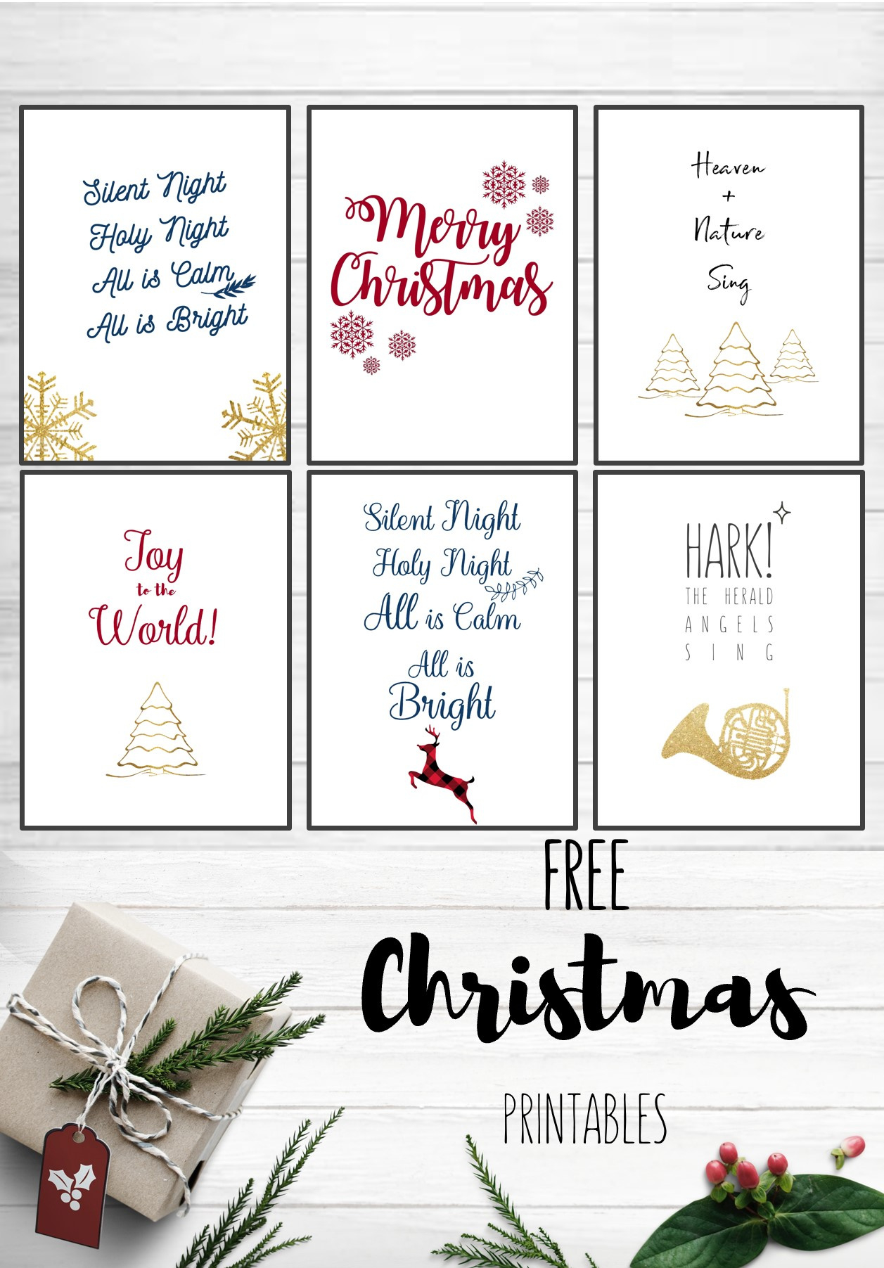 Cozy &amp;amp; Festive Christmas Printables - Peaches &amp;amp; Prayer within Free 8X10 Christmas Printables