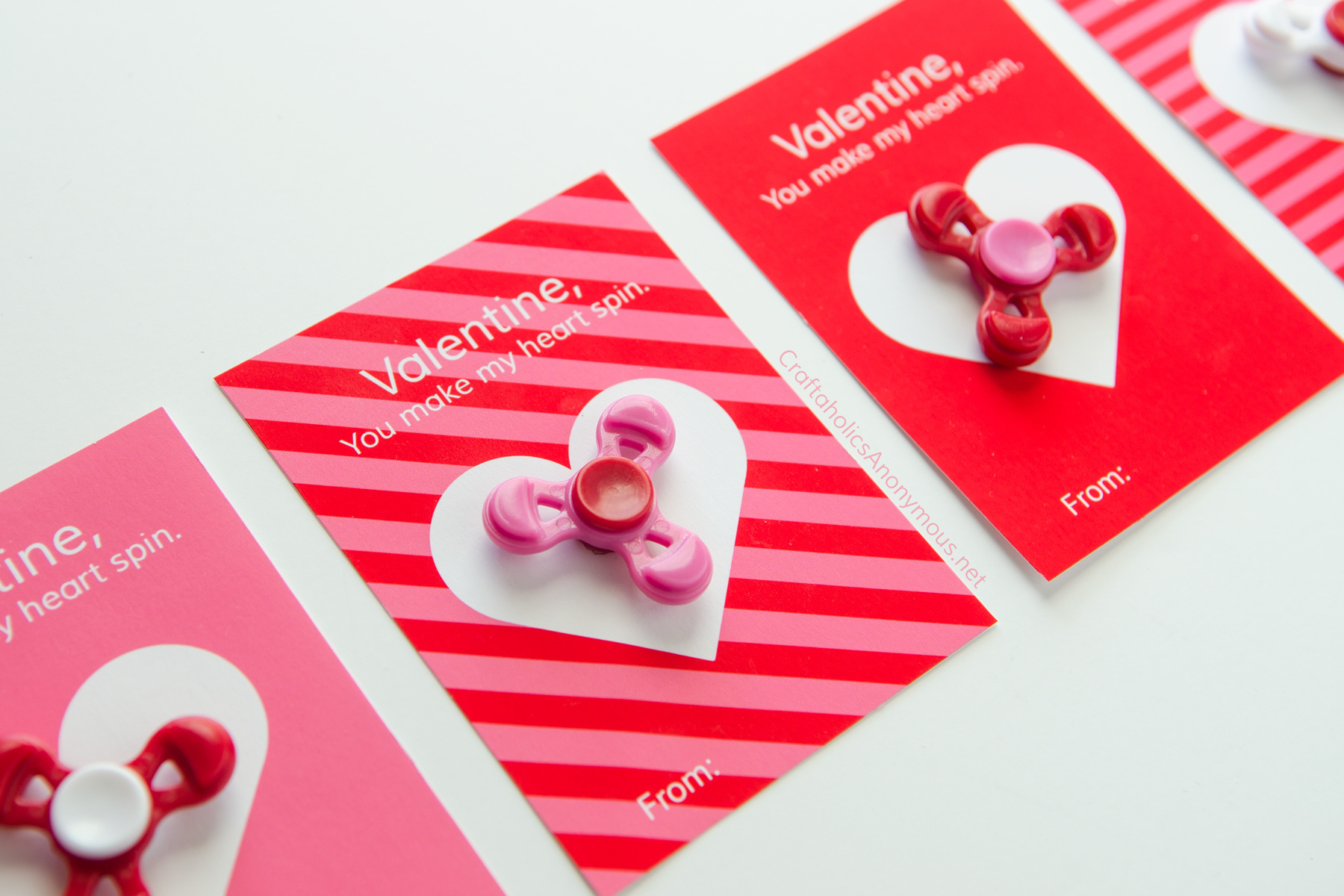 Craftaholics Anonymous® | Fidget Spinner Valentine Printables inside Fidget Spinner Valentine Printable