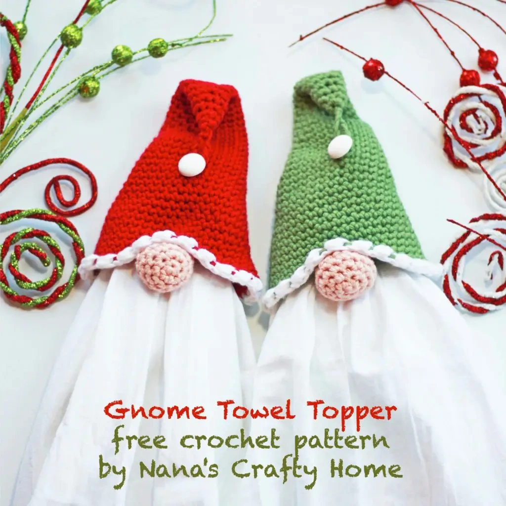 Crochet Gnome Towel Topper Free Pattern throughout Free Printable Crochet Towel Topper Pattern