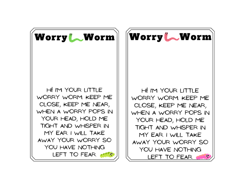 Crochet Worry Worms &amp;amp; Pocket Hugs - Flamingocrochet regarding Free Printable Worry Worm Tags