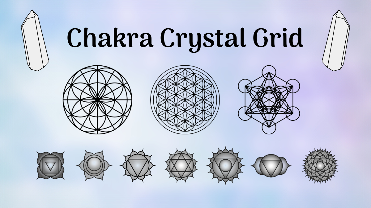 Crystal Grid Layout 1#: Chakra Balancing Seed Of Life Design throughout Free Printable Crystal Grid For the Root Chakra