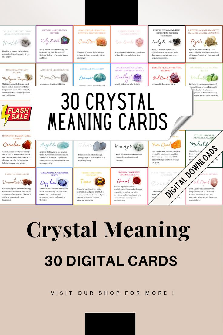 Crystal Meaning Cards - Gemstone Cards - Crystal Cheat Sheet pertaining to Printable Crystal Meaning Cards Free