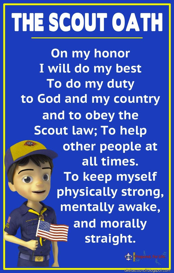 Cub Scout Law Poster &amp;amp; Cub Scout Oath Poster That Can Be Printed intended for Scout Oath and Law Printable Free