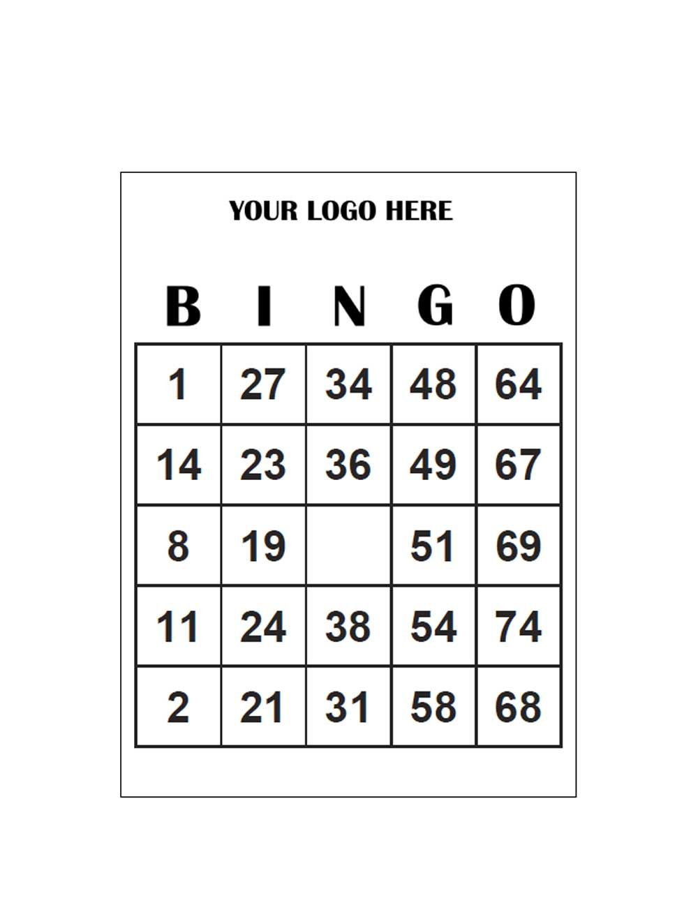 Custom A6 Bingo Cards – Premium 175Gsm, Perfect For Events within Large Bingo Cards For Seniors