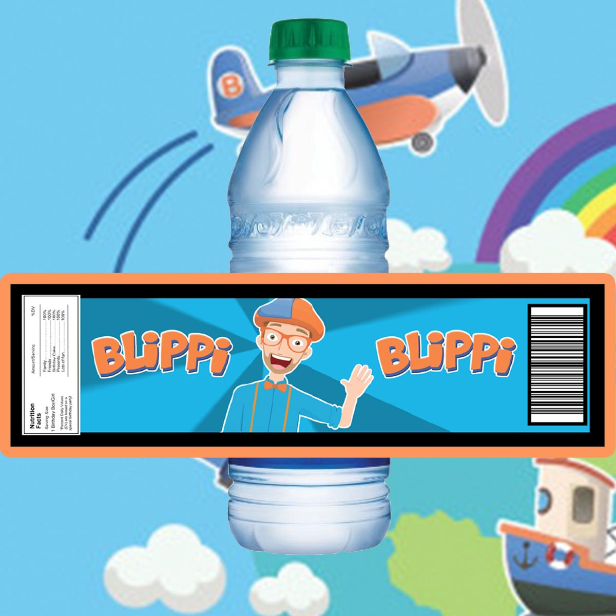 Daisy Celebrates: Blippie Birthday Party Printable Files throughout Free Blippi Birthday Printables