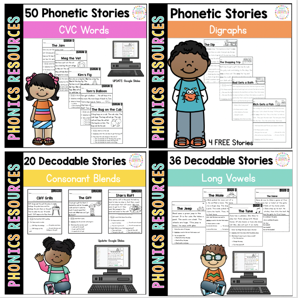 Decodable Books - Sarah&amp;#039;S Teaching Snippets for Free Printable Decodable Readers