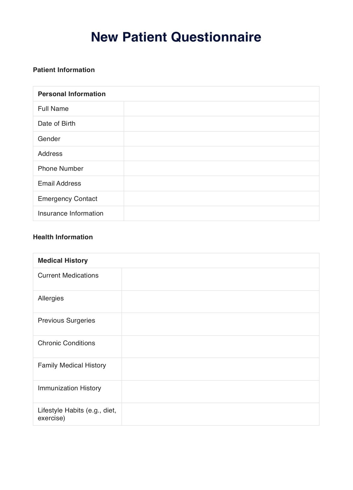 Dental New Patient Form &amp;amp; Template | Free Pdf Download with regard to Free Printable New Patient Dental Forms