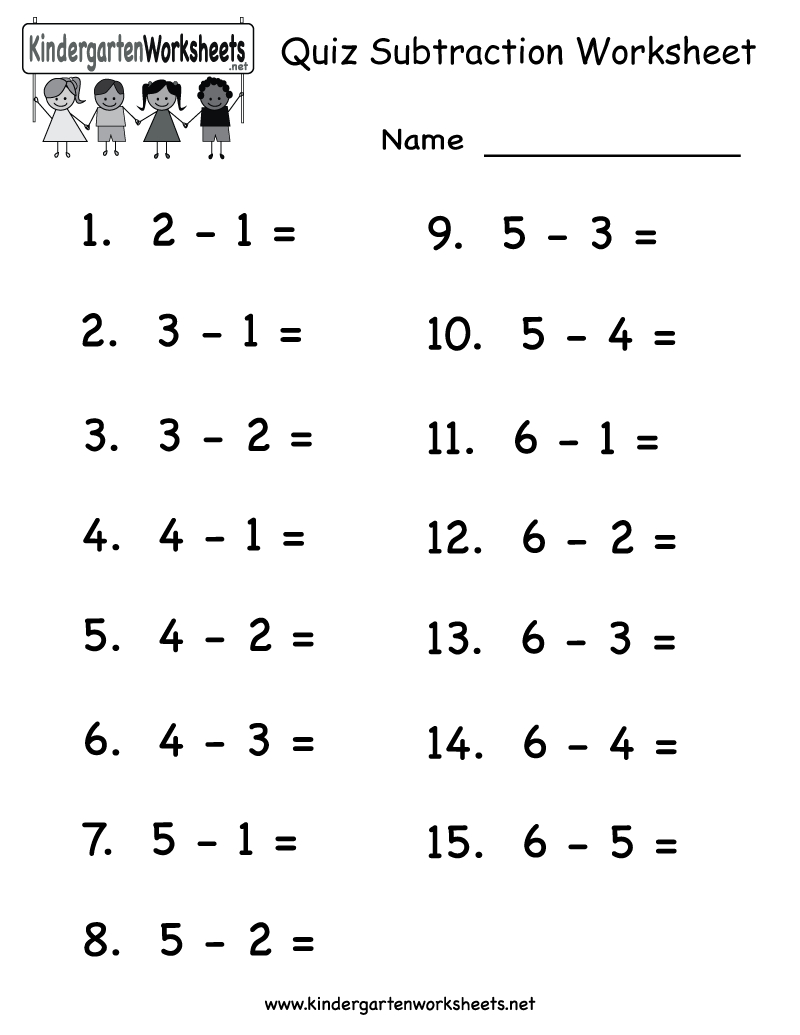 Dinosaur Column Subtraction Worksheet | Kindergarten Math in Dinosaur Column Subtraction Worksheet