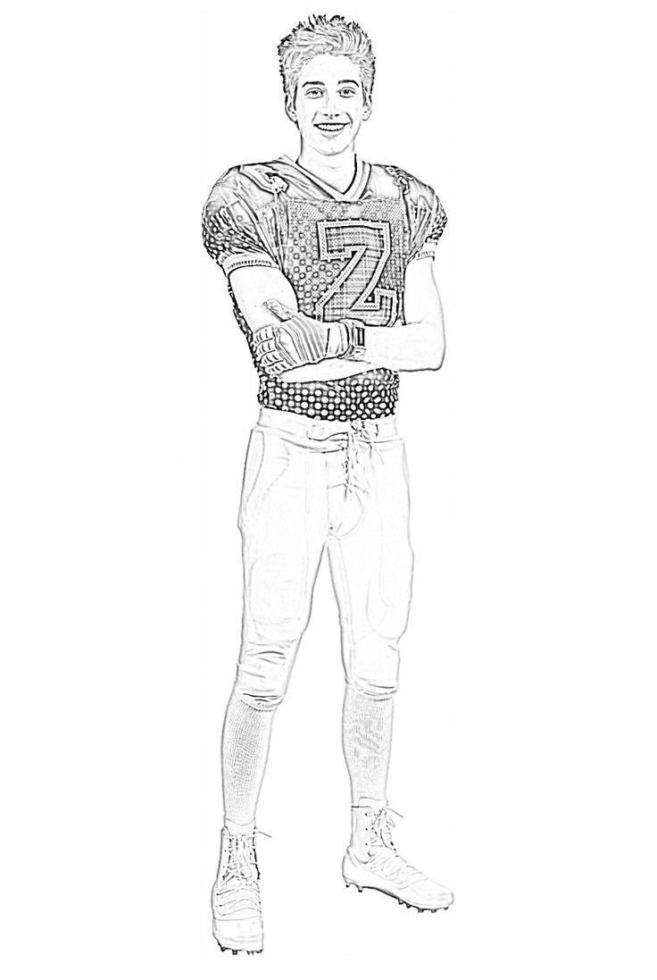 Free Printable Disney Zombies 2 Coloring Pages Printable FREE